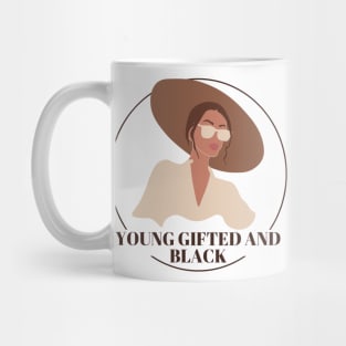 Young Gifted and Black Beatiful Woman Mug
